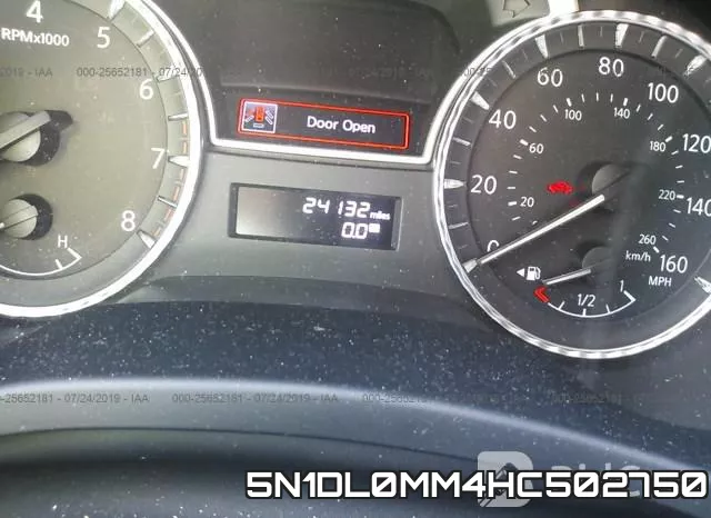 5N1DL0MM4HC502750 фото 8