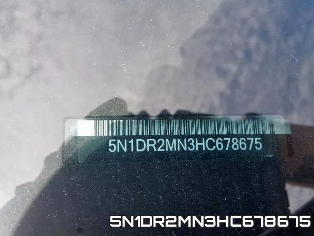 5N1DR2MN3HC678675 фото 2