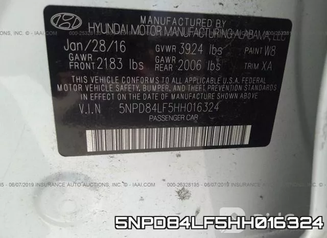 5NPD84LF5HH016324 фото 10