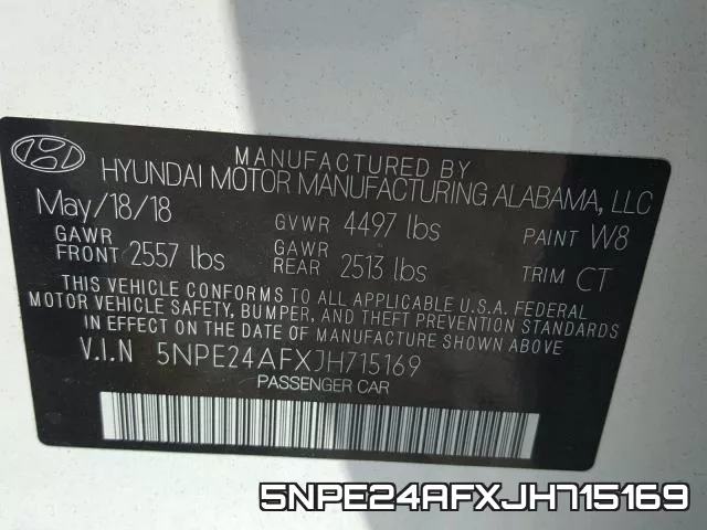 5NPE24AFXJH715169 фото 2