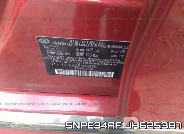 5NPE34AF1JH625387 фото 10