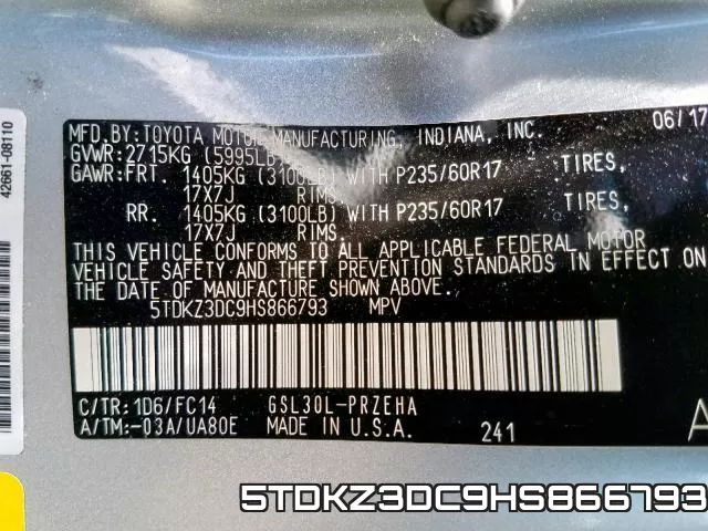 5TDKZ3DC9HS866793 фото 2