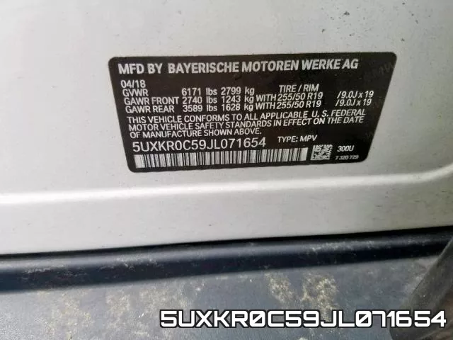 5UXKR0C59JL071654 фото 2