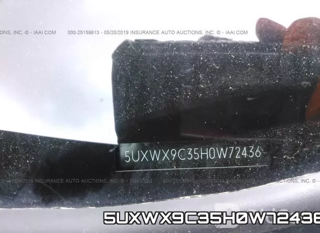 5UXWX9C35H0W72436 фото 10