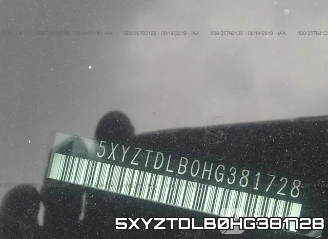 5XYZTDLB0HG381728 фото 9