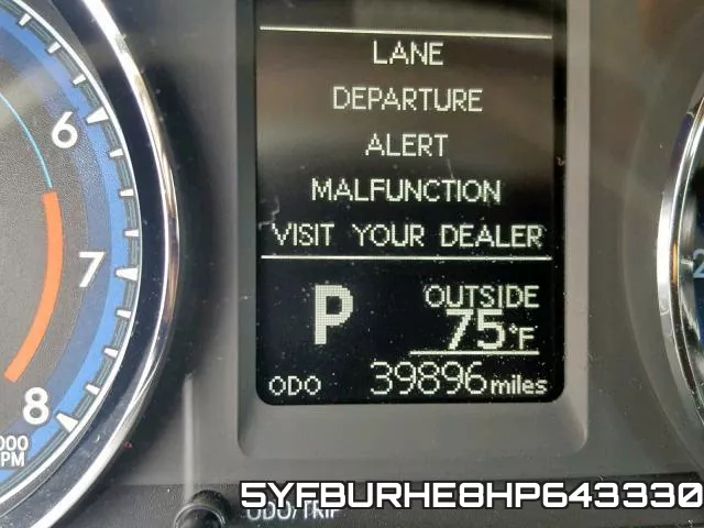 5YFBURHE8HP643330 фото 9