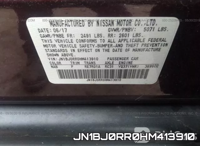 JN1BJ0RR0HM413910 фото 10