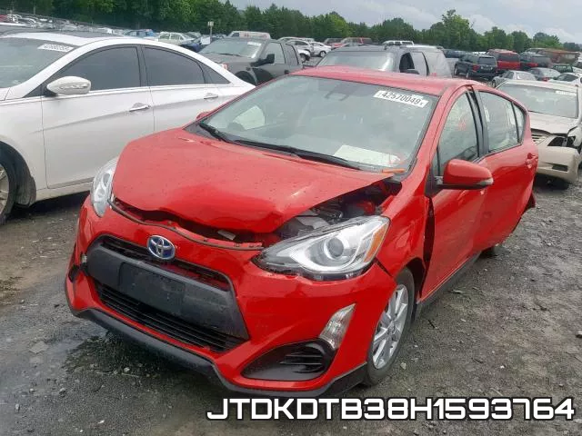 JTDKDTB38H1593764 фото 3