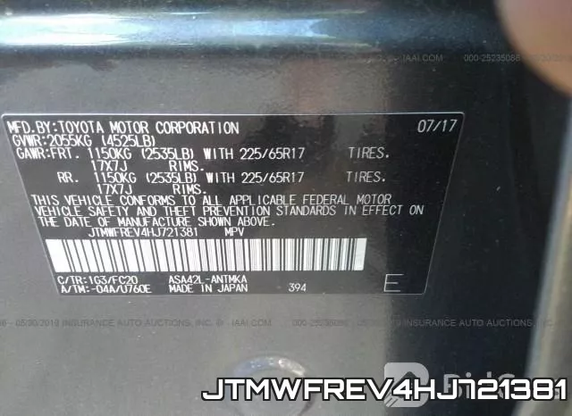 JTMWFREV4HJ721381 фото 10