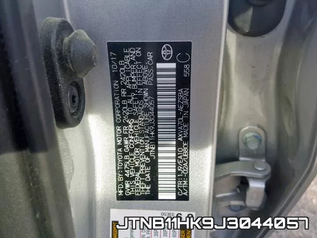 JTNB11HK9J3044057 фото 2