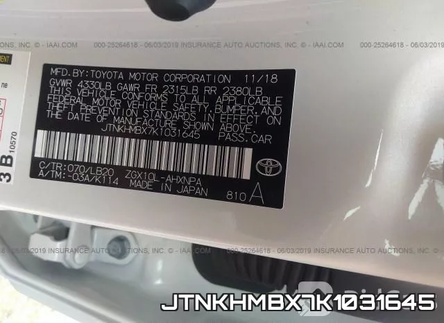 JTNKHMBX7K1031645 фото 10