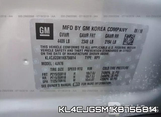 KL4CJGSM1KB756814 фото 10