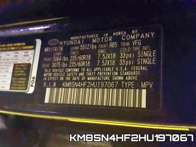 KM8SN4HF2HU197067 фото 2