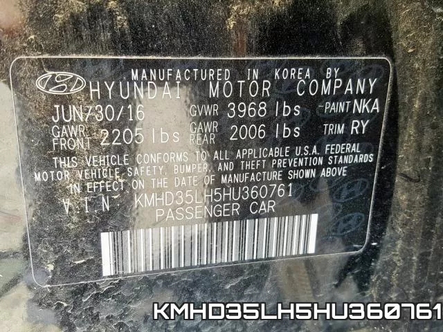KMHD35LH5HU360761 фото 2