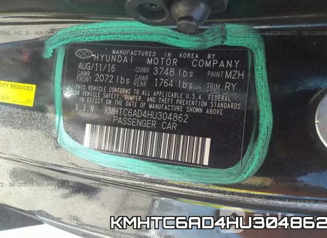 KMHTC6AD4HU304862 фото 10