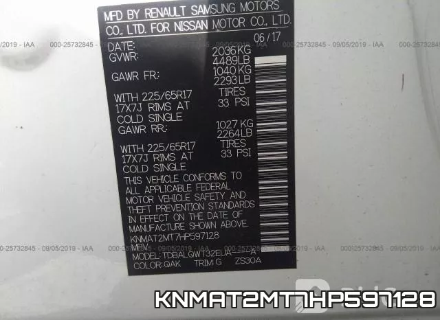 KNMAT2MT7HP597128 фото 10