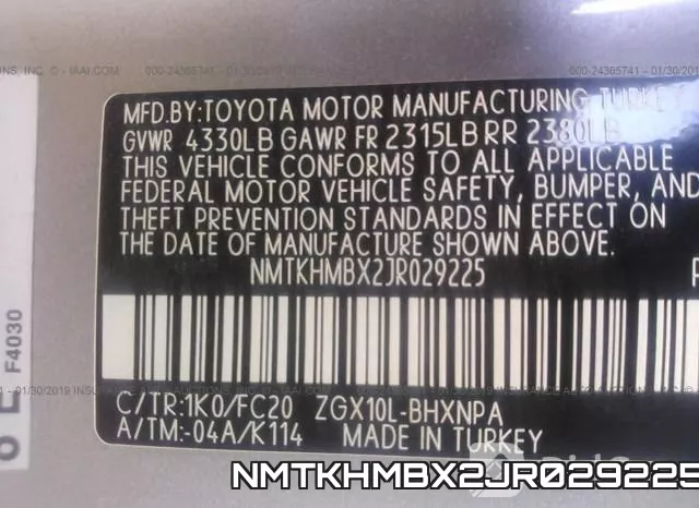 NMTKHMBX2JR029225 фото 10