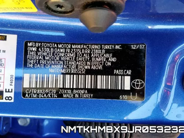 NMTKHMBX9JR053232 фото 2
