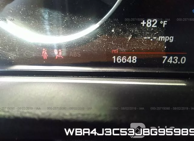 WBA4J3C53JBG95989 фото 8