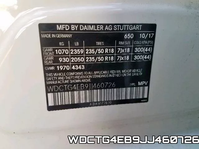 WDCTG4EB9JJ460726 фото 2