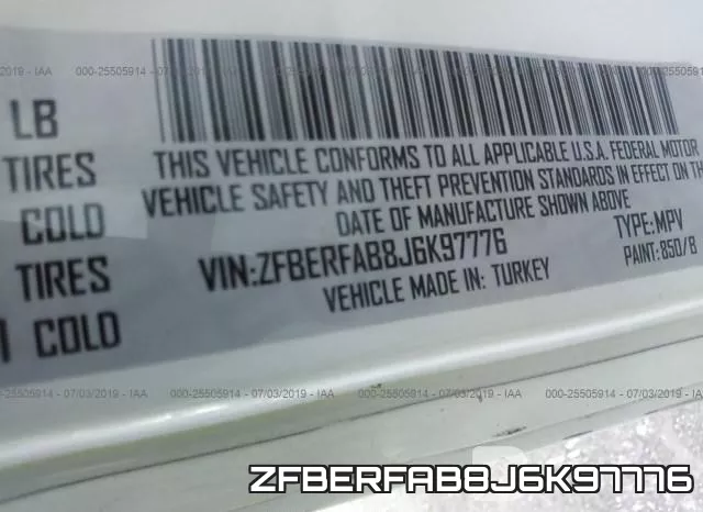 ZFBERFAB8J6K97776 фото 10