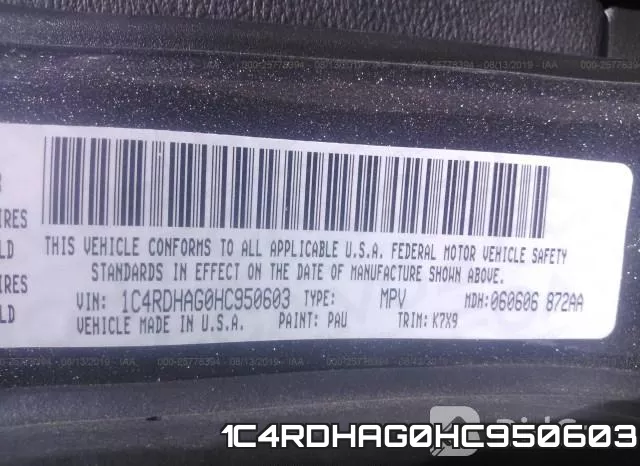 1C4RDHAG0HC950603 фото 10