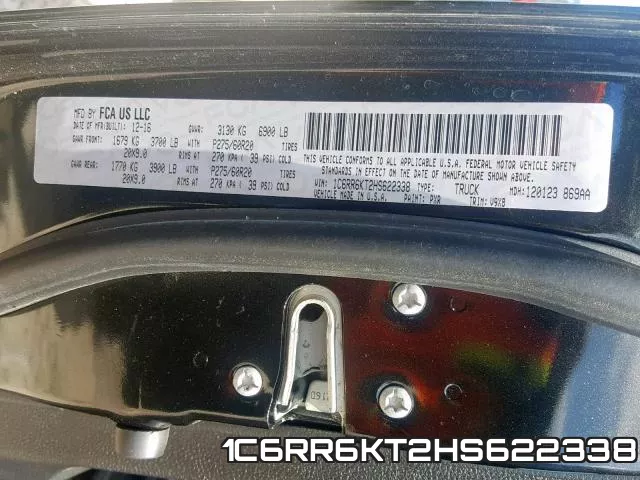 1C6RR6KT2HS622338 фото 2