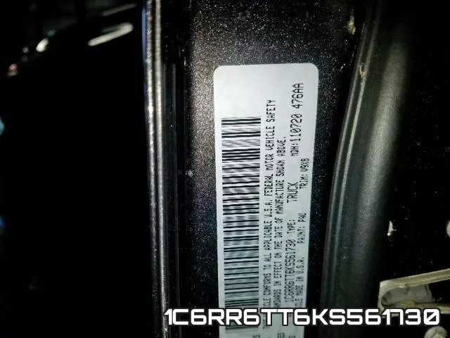 1C6RR6TT6KS561730 фото 2