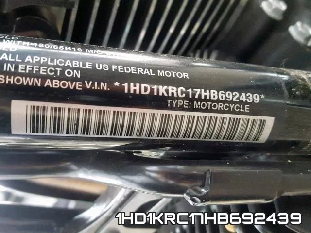 1HD1KRC17HB692439 фото 2