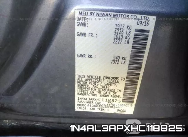 1N4AL3APXHC118825 фото 10