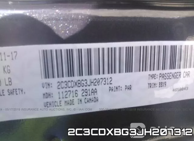 2C3CDXBG3JH207312 фото 10