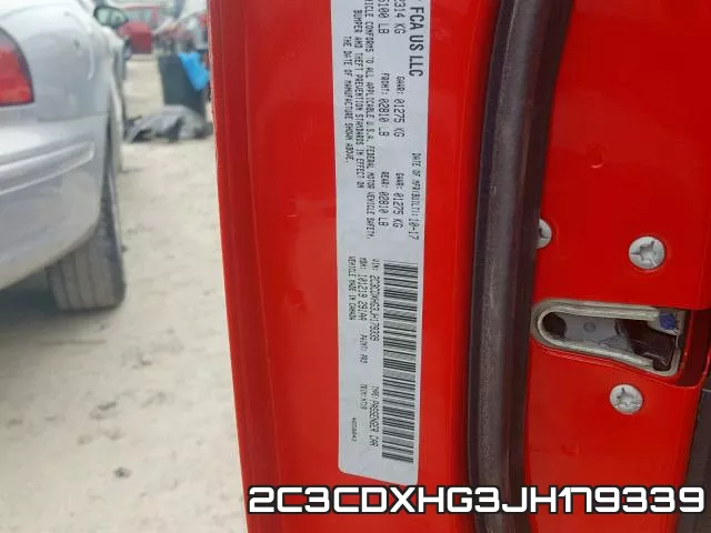2C3CDXHG3JH179339 фото 2