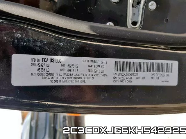 2C3CDXJG6KH542325 фото 2
