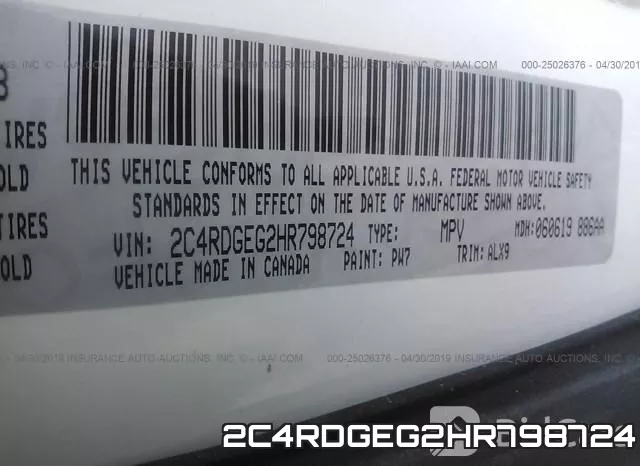 2C4RDGEG2HR798724 фото 10