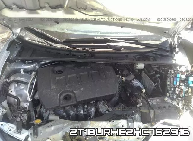 2T1BURHE2HC752916 фото 2