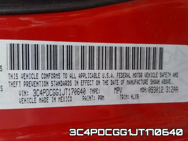 3C4PDCGG1JT170640 фото 2
