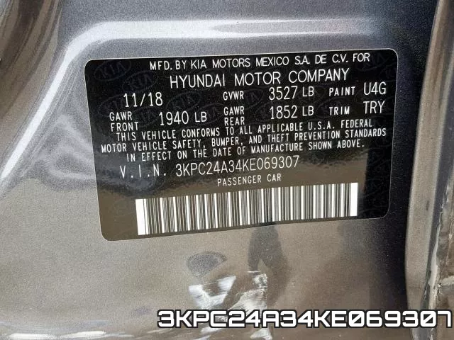 3KPC24A34KE069307 фото 2