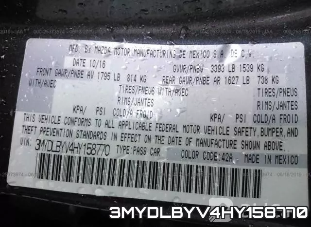3MYDLBYV4HY158770 фото 10