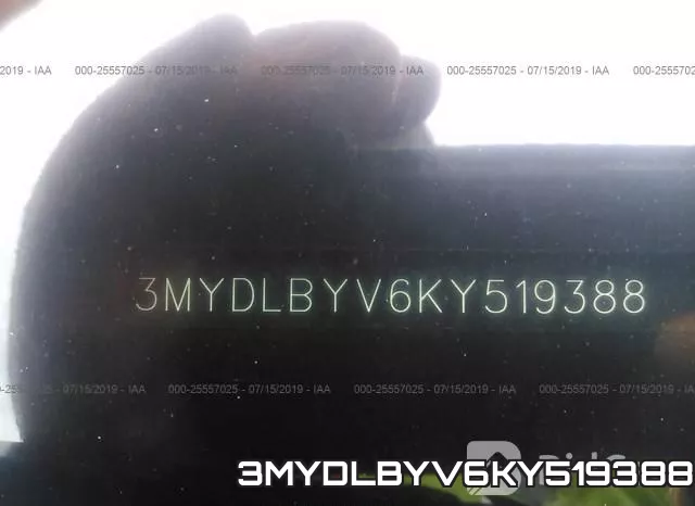 3MYDLBYV6KY519388 фото 10