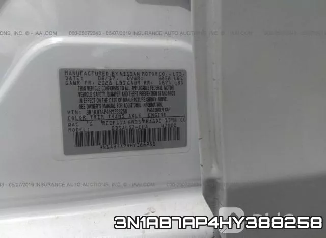 3N1AB7AP4HY388258 фото 10