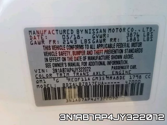 3N1AB7AP4JY322072 фото 2