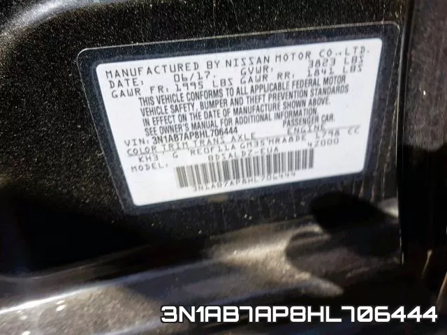 3N1AB7AP8HL706444 фото 2