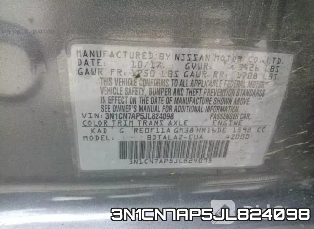 3N1CN7AP5JL824098 фото 10