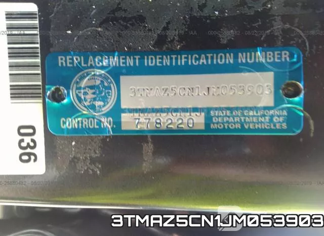 3TMAZ5CN1JM053903 фото 10
