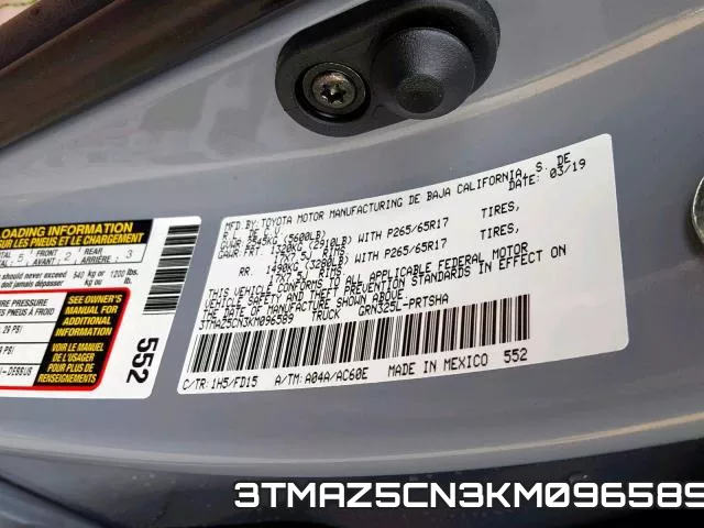 3TMAZ5CN3KM096589 фото 2