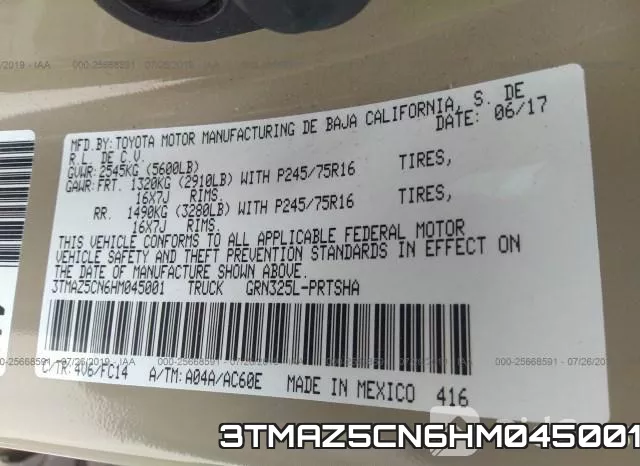 3TMAZ5CN6HM045001 фото 10