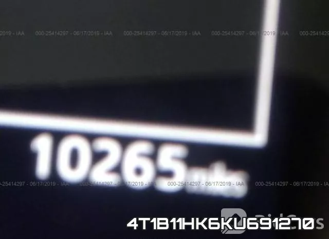 4T1B11HK6KU691270 фото 8
