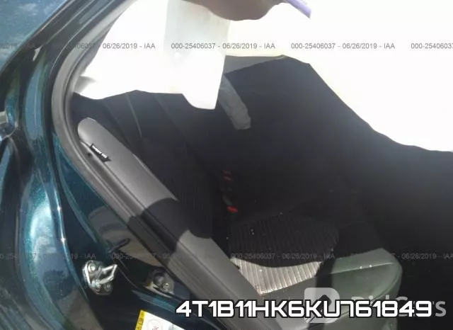 4T1B11HK6KU761849 фото 9