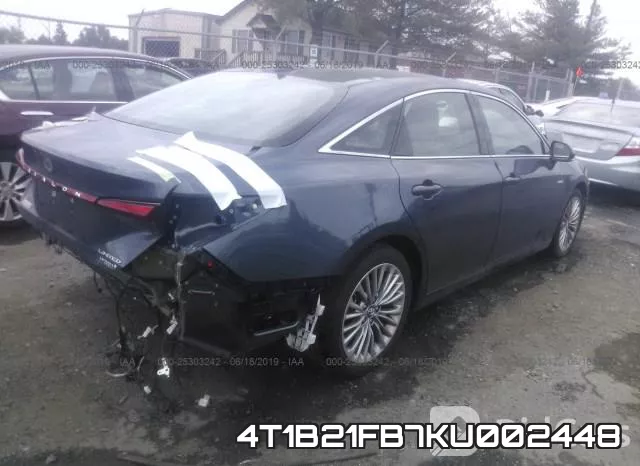 4T1B21FB7KU002448 фото 5