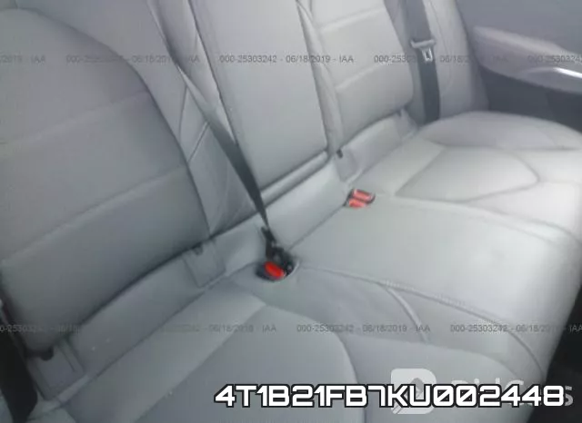 4T1B21FB7KU002448 фото 9